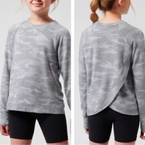 Athleta Girl Super Soft Athletic Cozy Cross Sweatshirt Size XXL 16 - Picture 1 of 5